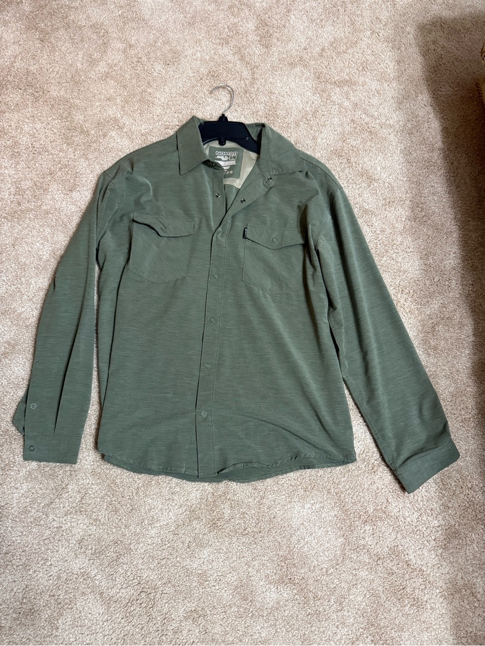 Nomad Olive green Banquet Button Down Shirt
